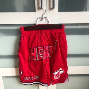 Just Don NBA Miami Heat Shorts